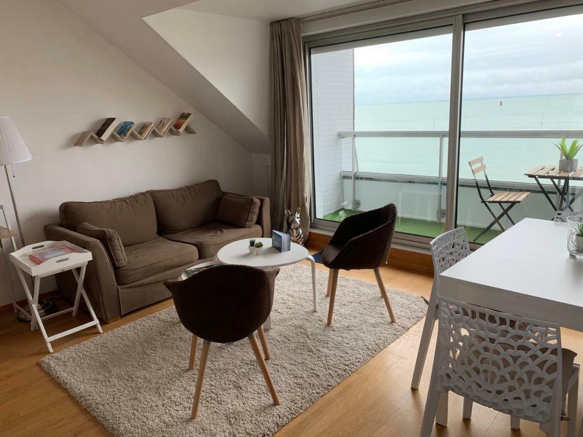 Un Balcon Sur La Mer, Acces Direct A La Plage Granville Bagian luar foto