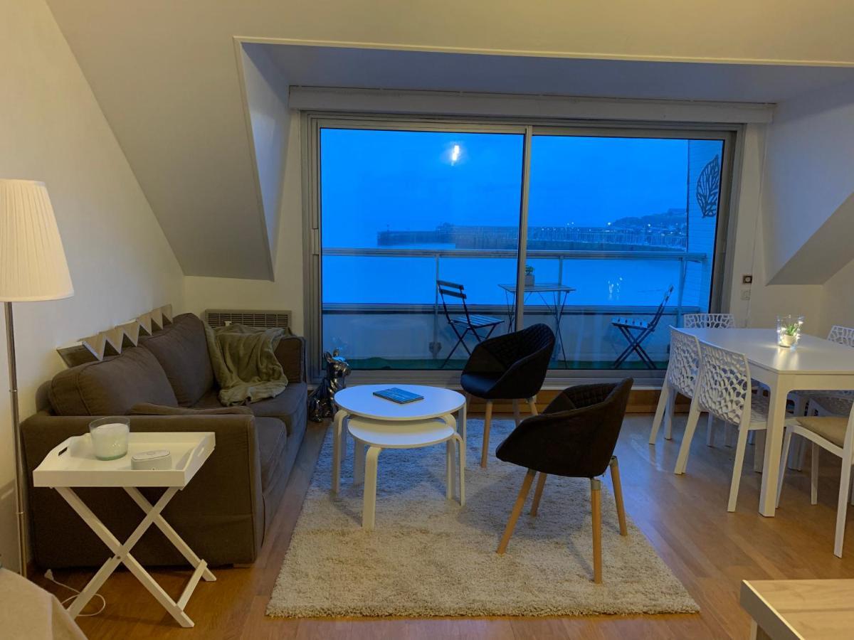 Un Balcon Sur La Mer, Acces Direct A La Plage Granville Bagian luar foto